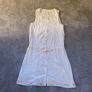 rag & bone white linen dress
